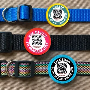 QR Code Scan or Call Pethub TWIST Tag- Silent, Eco-Friendly, Ringless & Silent ID Tag for Cats and Dogs