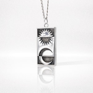 Solar Mirage | Handmade Sterling Silver Pendant/Necklace