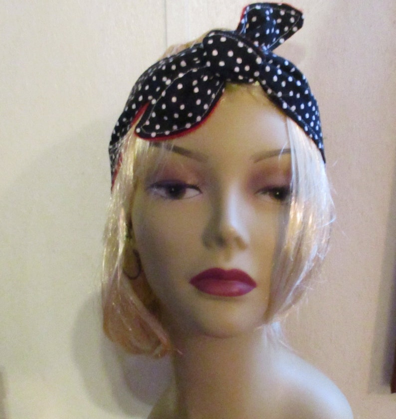 Women's HeadBands that tie. Fabric Headband that self tie Etsy