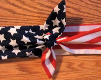 Womens Headband, 4thOfJuly, Woman headbands, Flag hair accessories, Headbands and turbans