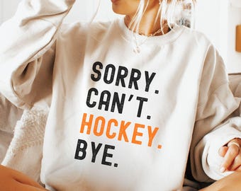 Hockey Mom Life Sweatshirt, Hockey Mom Gift, Hockey Grandma, Hockey Player Gift, Hockey Fan Sweater, Proud Hockey Mom Sweater, Hockey Mama