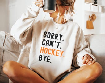 Hockey Mom Life Sweatshirt, Hockey Mom Gift, Hockey Grandma, Hockey Player Gift, Hockey Fan Sweater, Proud Hockey Mom Sweater, Hockey Mama