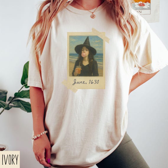 Vintage Witch Shirt, Witch Summer Halloween Shirt, Witchy Bachelorette Shirt, Witch Core, Witchy Vibe Shirt, Witch Halloween Tee, Summerween