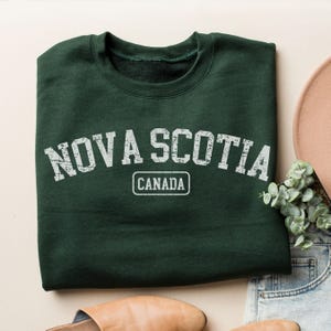 NovaScotia Sweatshirt, NovaScotia Sweater, Vintage NovaScotia, Nova Scotia Canada, Nova Scotia Sweatshirt, Atlantic Canada, East Coast Shirt