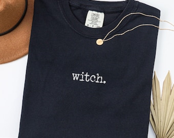 Witch Shirt, Witch Tshirt, Easy Halloween Costume Witch, Witchy Vibe Shirt, Vintage Witch Halloween Shirt , Summerween, Summer Halloween