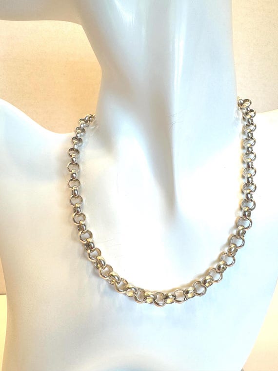 Rollo Silvertone Necklace