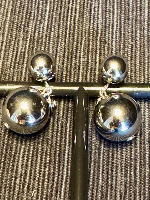 Signed Bergere Drop earrings - image 1