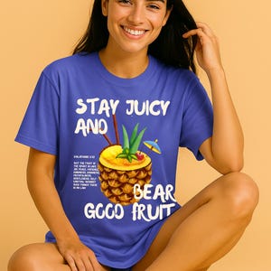 Stay Juicy Christian Oversized Tee | Fruit of the Spirit Tee