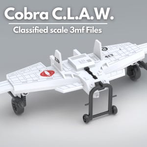 GI Joe Cobra CLAW Klassifiziert - Premium Qualität 3D Modell / 3mf Dateien im Maßstab 1:12