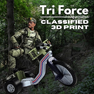 Tri Force - Classified Scale, Premium Quality 3D Print