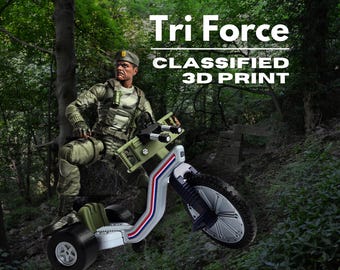 Tri Force - Classified Scale, Premium Quality 3D Print