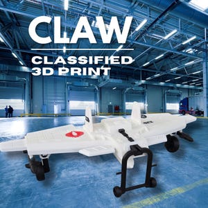 Cobra CLAW Classified (Bianco) - Stampa 3D di qualità premium