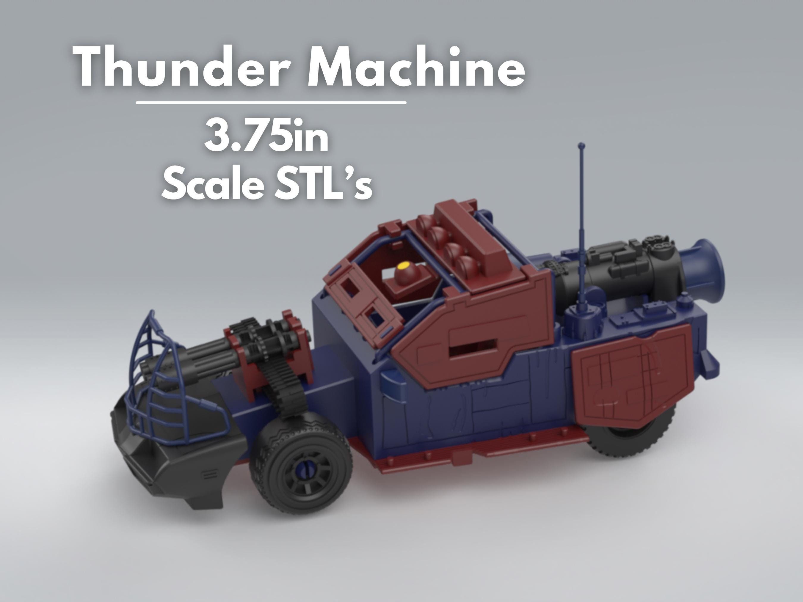 Thunder Machine - 1:18 Scale Stl's , Premium Quality 3D Model for