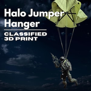 Hängare för Halo Jumper - Annonserad skala, 3D-utskrift av premiumkvalitet