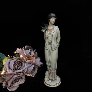 Giuseppe Armani Rare Florence &quot;Colette&quot; 0433P Figurine, 1993 – With Original Box and Certificate -12.75&quot;