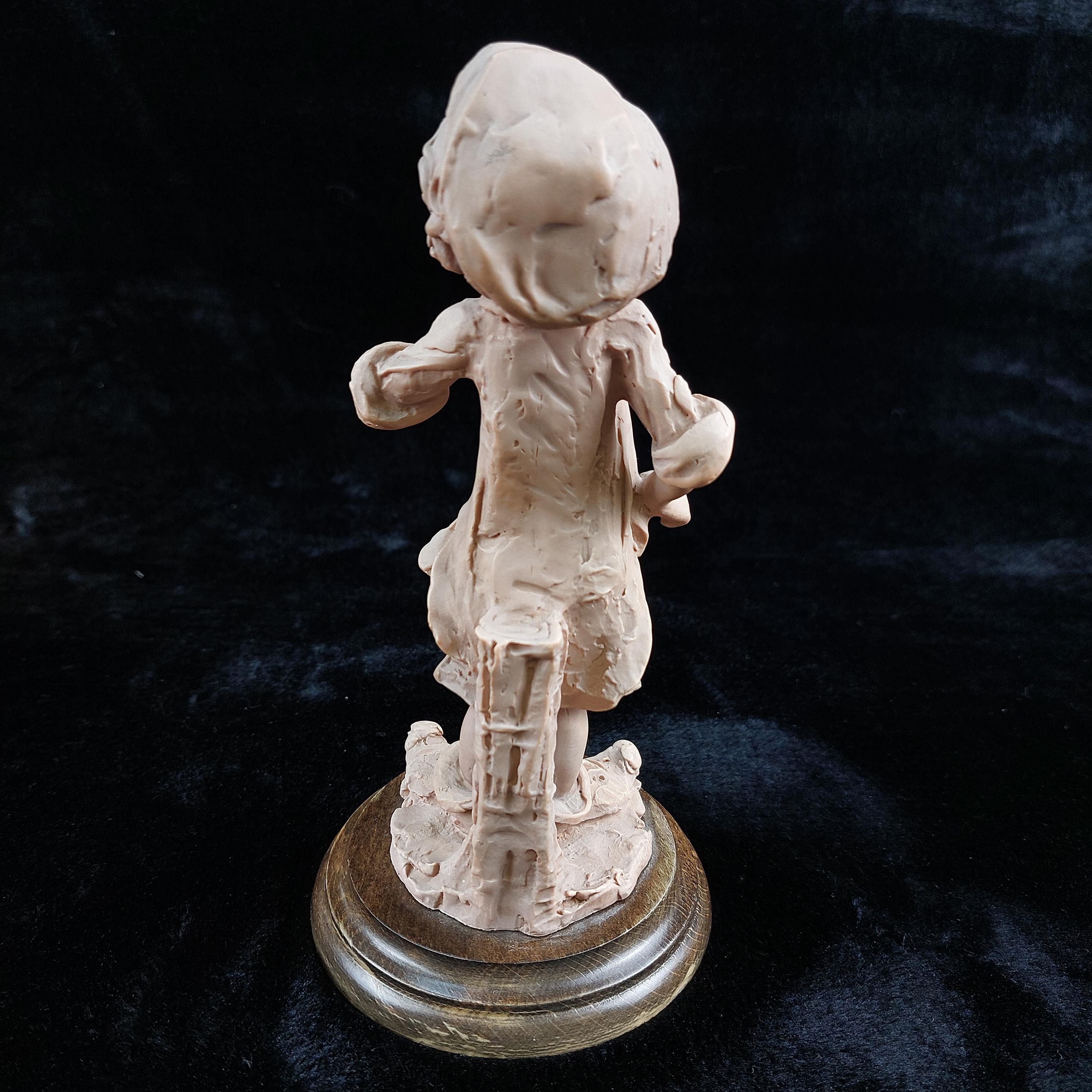 ジュゼッペ・アルマーニ「歌う少年」 - ヴィンテージ コールドキャスト