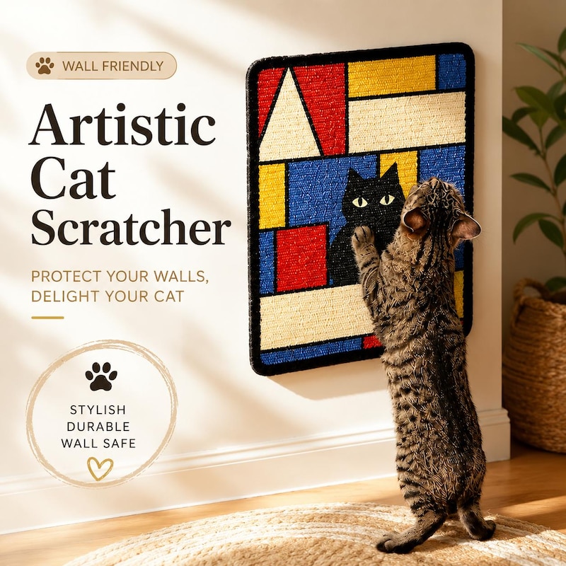 Cat Scratcher Painting - Etsy