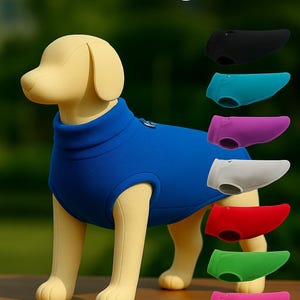 Fleece Dog Jacket Coat for Small Dogs | Fleece Dog Coat for Medium Dogs | Dog Jackets for Small Medium Dogs | Winter Soft Fleece Pet Dog