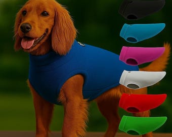 2-lagiger Fleece-Hundepullover Mit Integriertem Geschirr – Warme Winterjacke Für Mittelgroße Bis Große Hunde