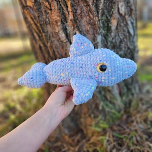 Pearl the dolphin crochet PDF pattern