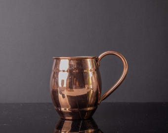 Hand Forged Copper Mug, Tin Lined, Moscow Mule, 500ml