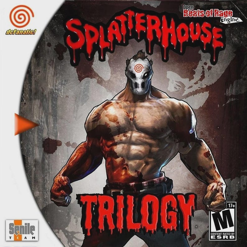 Splatterhouse Trilogy THREE Dreamcast Games - Etsy