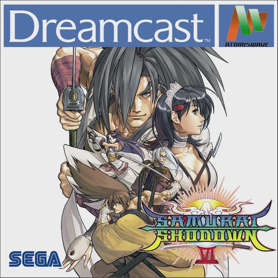 Samurai Spirits / Shodown VI 6 Dreamcast Atomiswave Game - Etsy