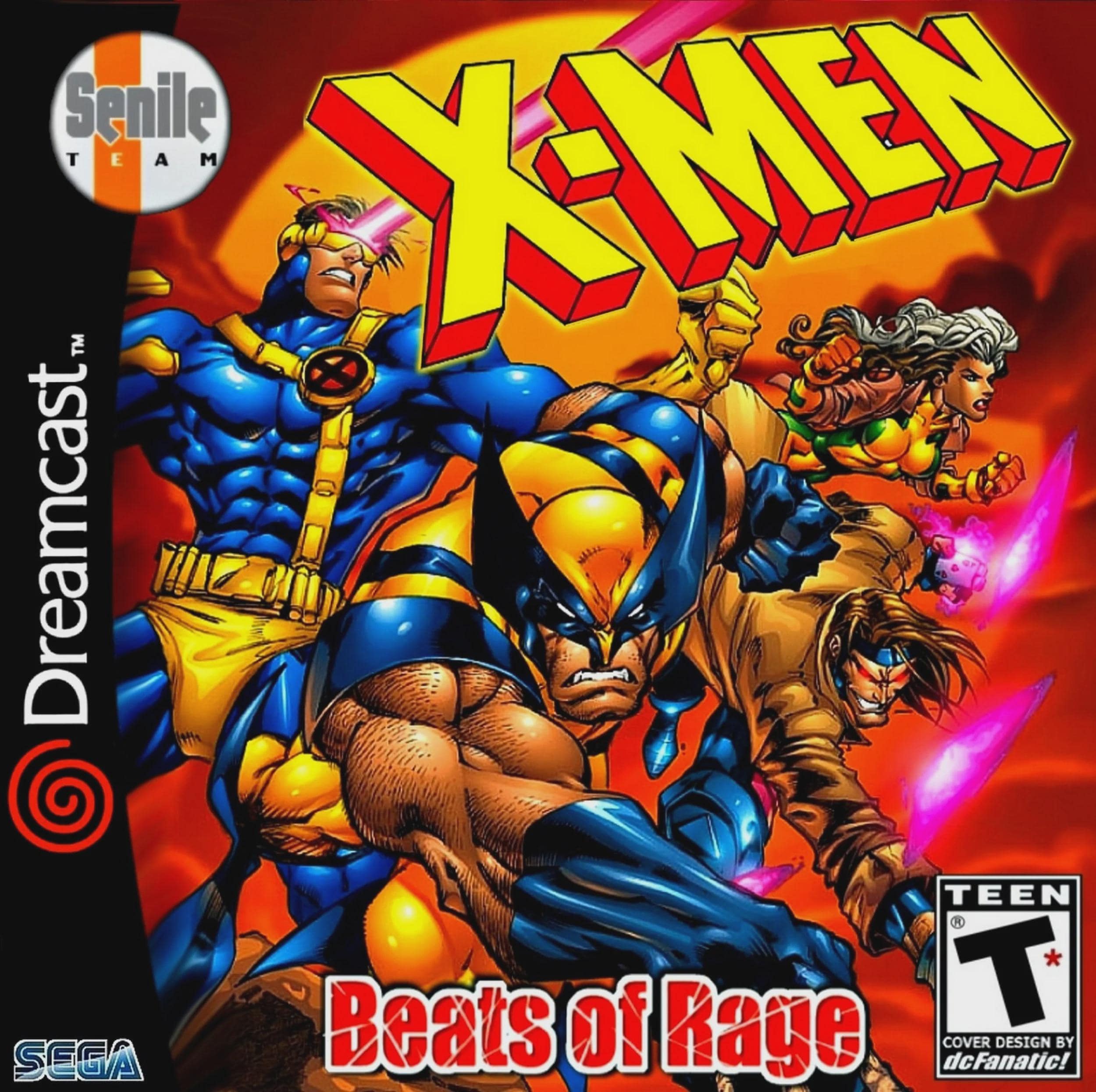 X-men (beats of Rage) Dreamcast Game