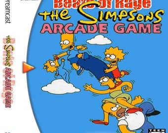 Simpsons Arcade Dreamcast Game