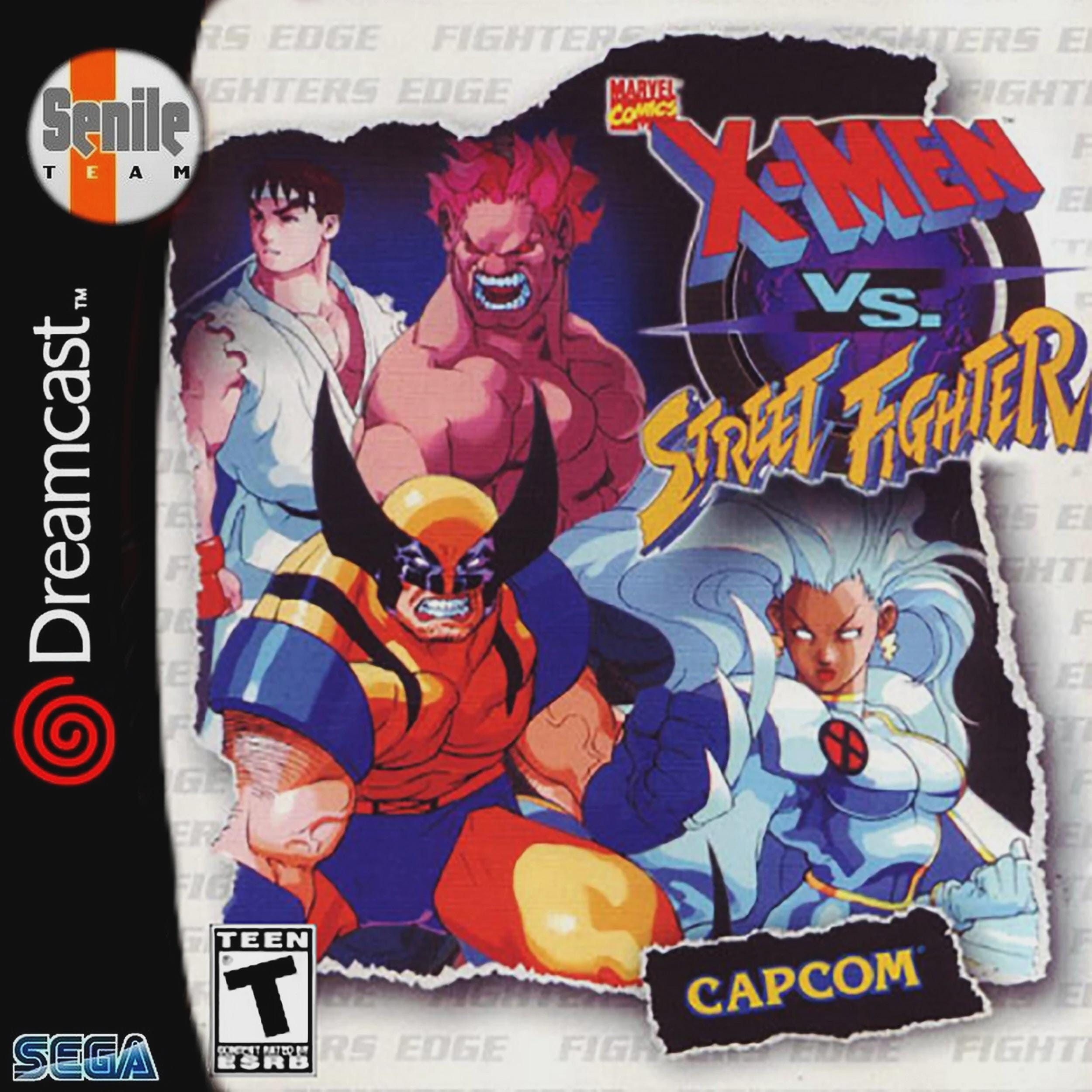 X-men Vs Street Fighter (beats of Rage) Dreamcast Game - Etsy