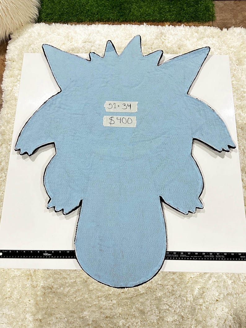 Pokémon Gengar Tongue Out, Handmade Tufted Rug, Wall Decor - Etsy