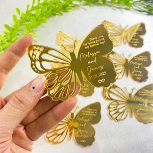 Butterfly Mirror Magnet, Butterfly Favors Gift, Welcoming Baby Favors, Quinceanera Favor, Sweet Favors, Wedding Favors, Bridesmaid Gift