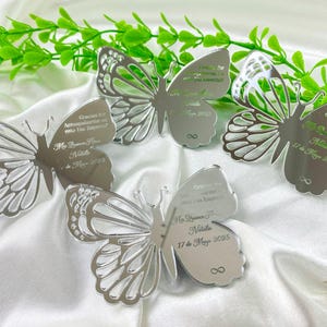 Butterfly Mirror Magnet, Butterfly Favors Gift, Welcoming Baby Favors, Quinceanera Favor, Sweet Favors, Wedding Favors, Bridesmaid Gift