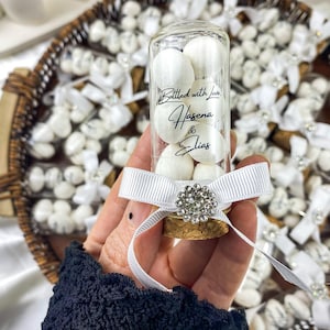 Personalized Almond Candy Favors for Guest, Wedding Almond Candy Favor, Personalized Engagement Candy Favor, Wedding Edible Favors in Bulk
