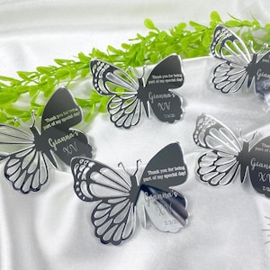 Butterfly Mirror Magnet, Butterfly Favors Gift, Welcoming Baby Favors, Quinceanera Favor, Sweet Favors, Wedding Favors, Bridesmaid Gift