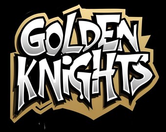Nadruk Golden Knights do DTF, sublimacja