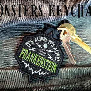 Frankenstein Keychain | Universal Monsters | Epic Universe | Darkmoor | Dark Universe | Victoria | Henry Frankenstein | &quot;It&#39;s Alive!&quot;