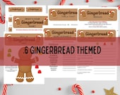 Gingerbread Christmas Games | Printable Family Activity Bundle (PDF Pattern)