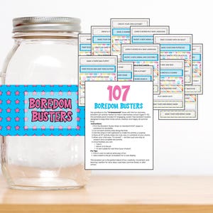 Boredom Buster Jar | I&#39;m Bored Activites for Kids | Summer Bored Jar | Summer Activities | Let&#39;s Play