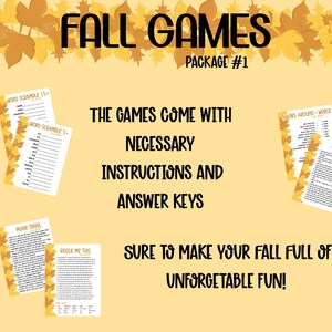 Fall Riddles Game: Thanksgiving Bonfire Group Activity (PDF Printable ...
