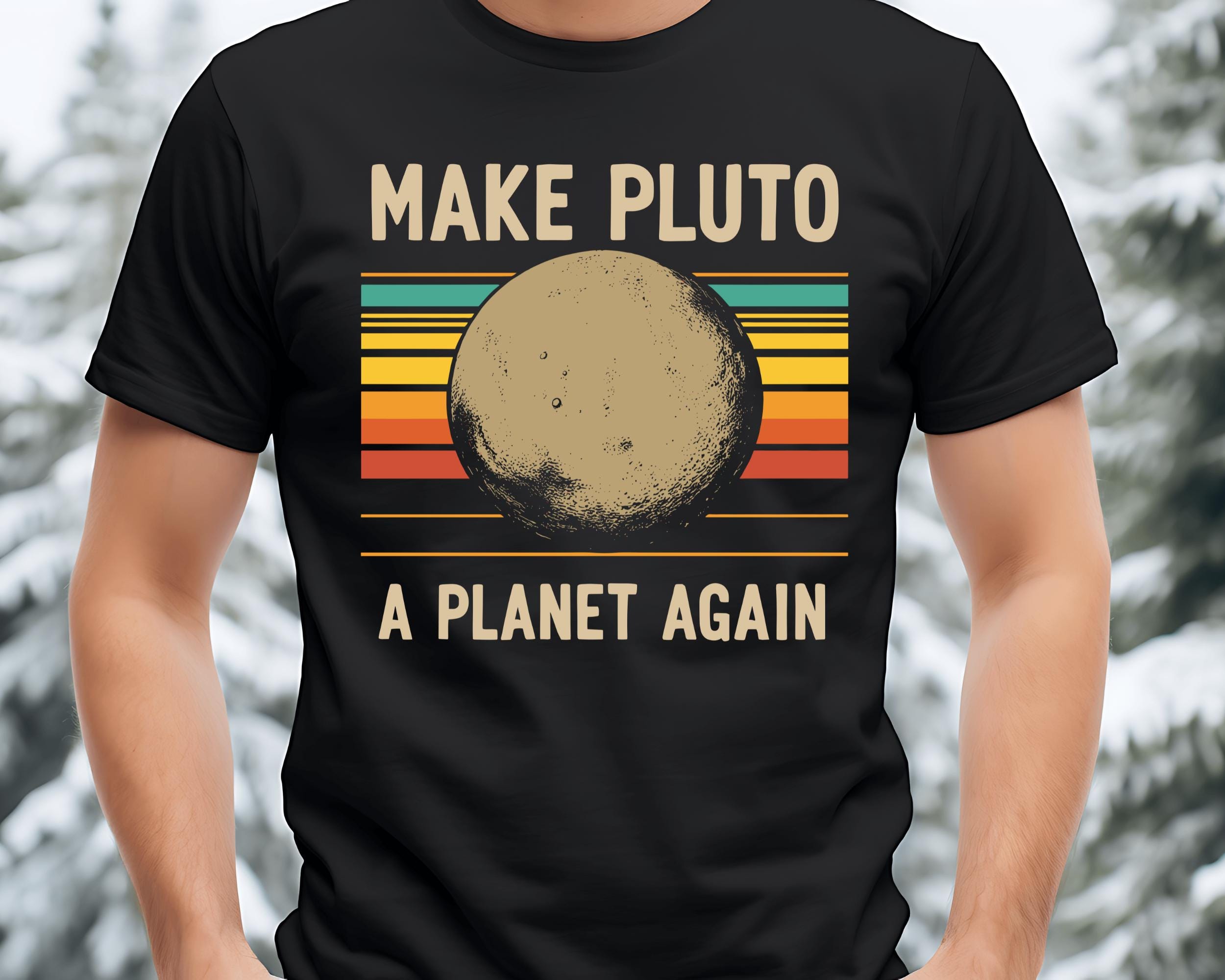 Make Pluto A Planet Again, Retro Space SVG PNG (digital Download
