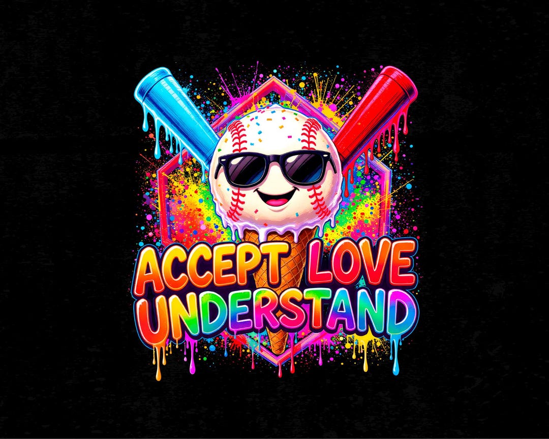 Accept Love Understand Png, Autism Awareness Png, Baseball Drip Png ...