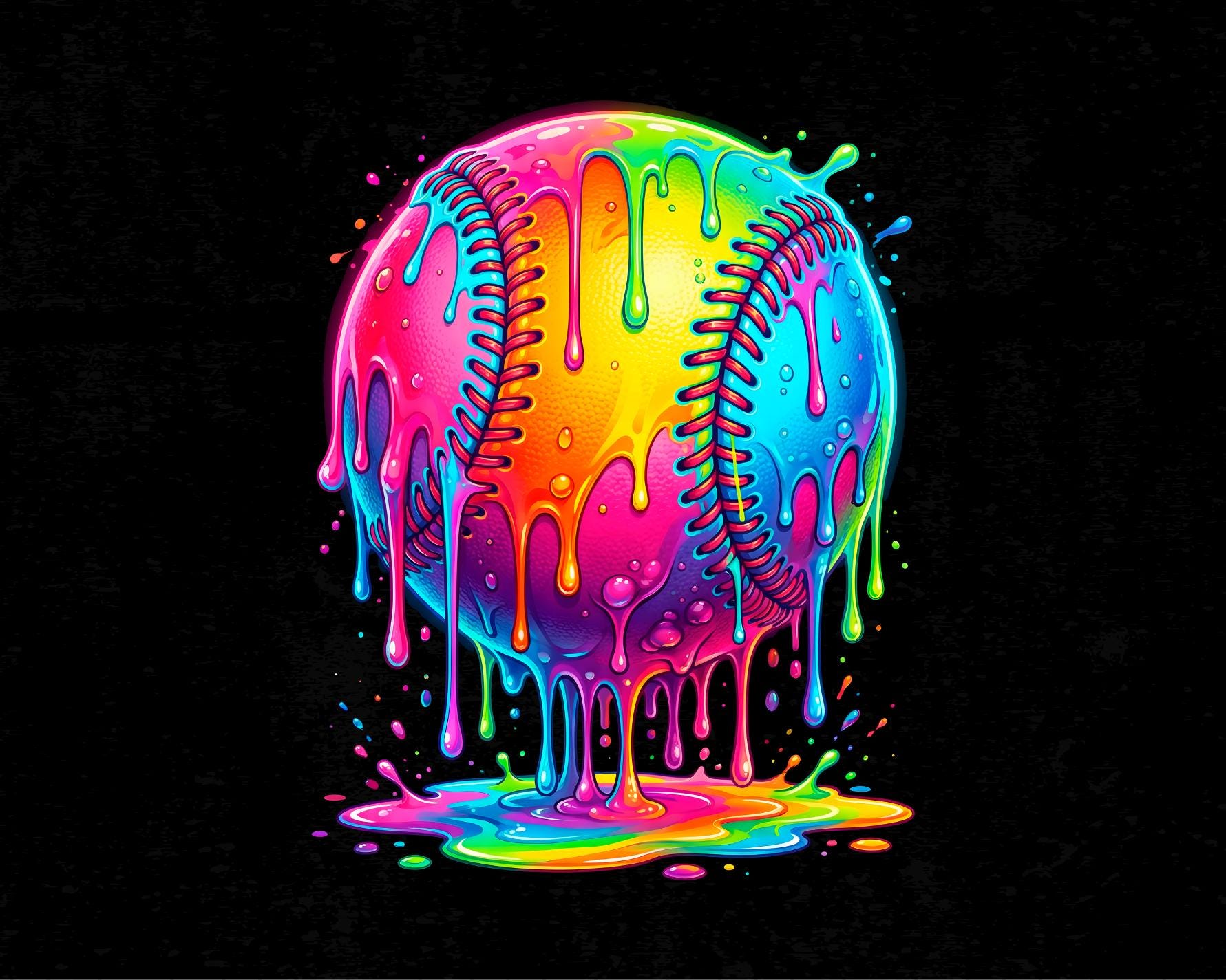 Colorful Baseball Drip Png, Ice Cream Drip Png, Baseball Drip Png, Boys ...
