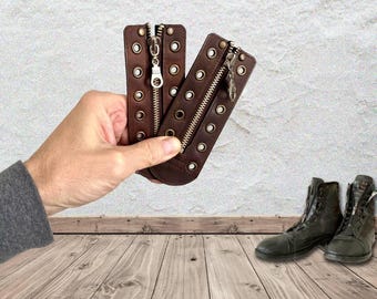 Unisex Handmade Easy Way Take off Boots and Shoes Metal Zipper