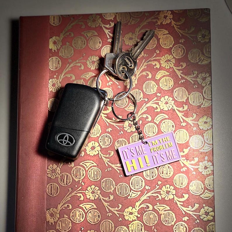 Taylor Swift Inspired Antihero Lyrics Keyring Keychain Etsy