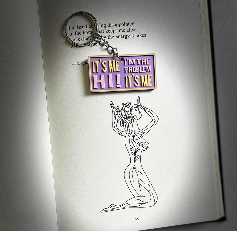 Taylor Swift Inspired Antihero Lyrics Keyring Keychain Etsy