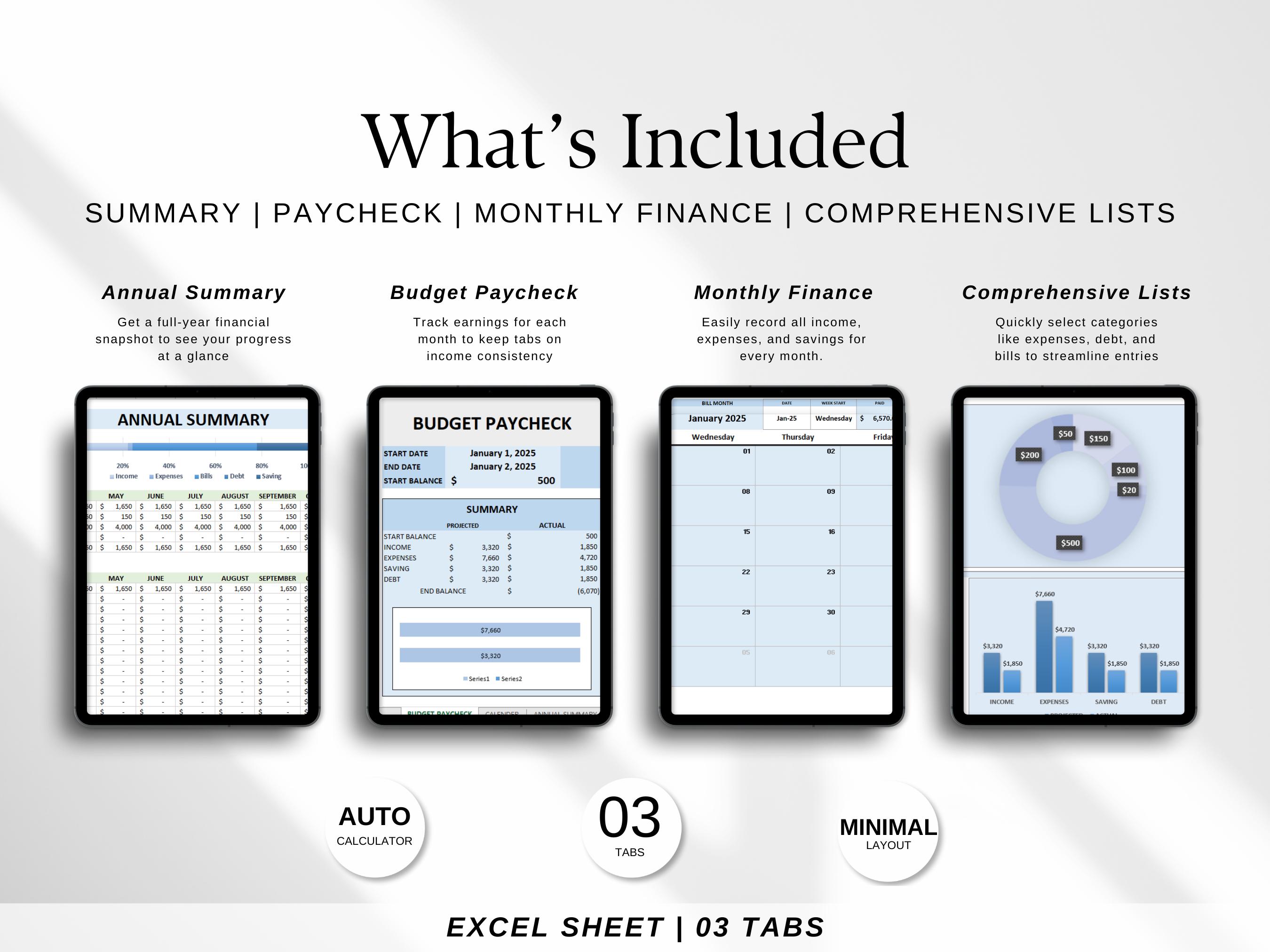 Paycheck Budget Spreadsheet Excel Template Budget by Paycheck ...
