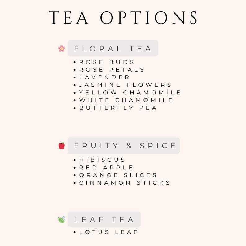 Herbal Tea Gift Set | Floral & Fruit Infusions, Caffeine-Free image 11