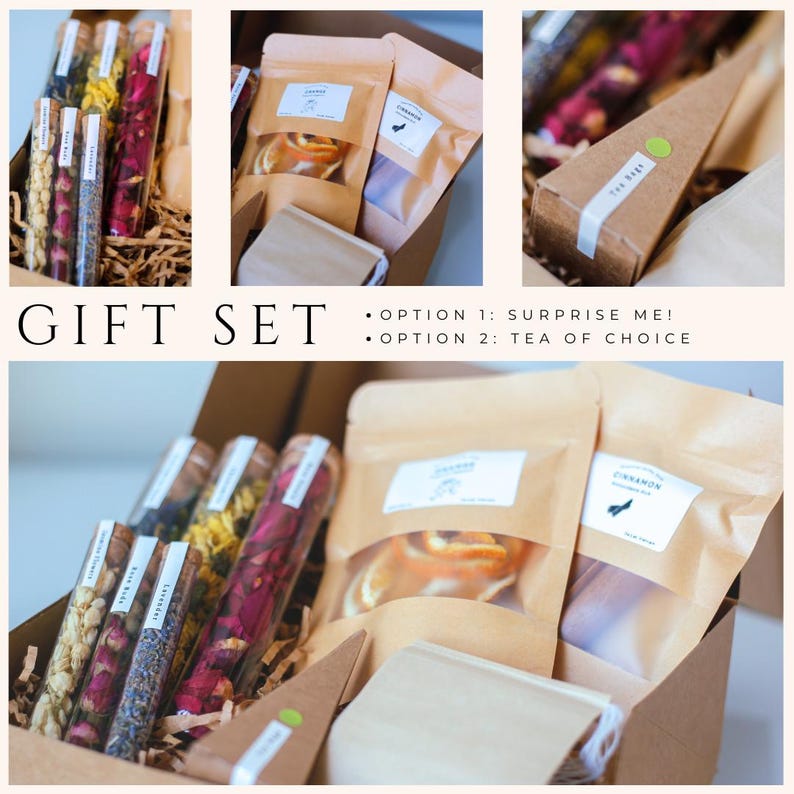 Herbal Tea Gift Set | Floral & Fruit Infusions, Caffeine-Free image 3