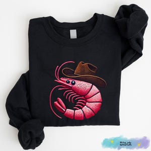 Shrimp Design Sweater, Seafood Sweater, Cute Shrimp Graphic Sweater, Shrimp Lover Sweatshirt, Oversized Sweatshirt, Vintage Shrimp Sweater